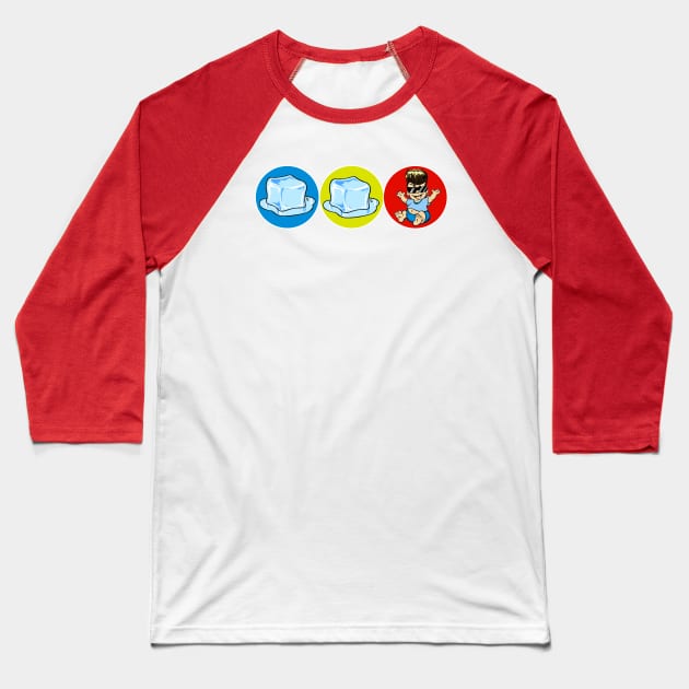 Ice Ice Baby Baseball T-Shirt by PopCultureShirts